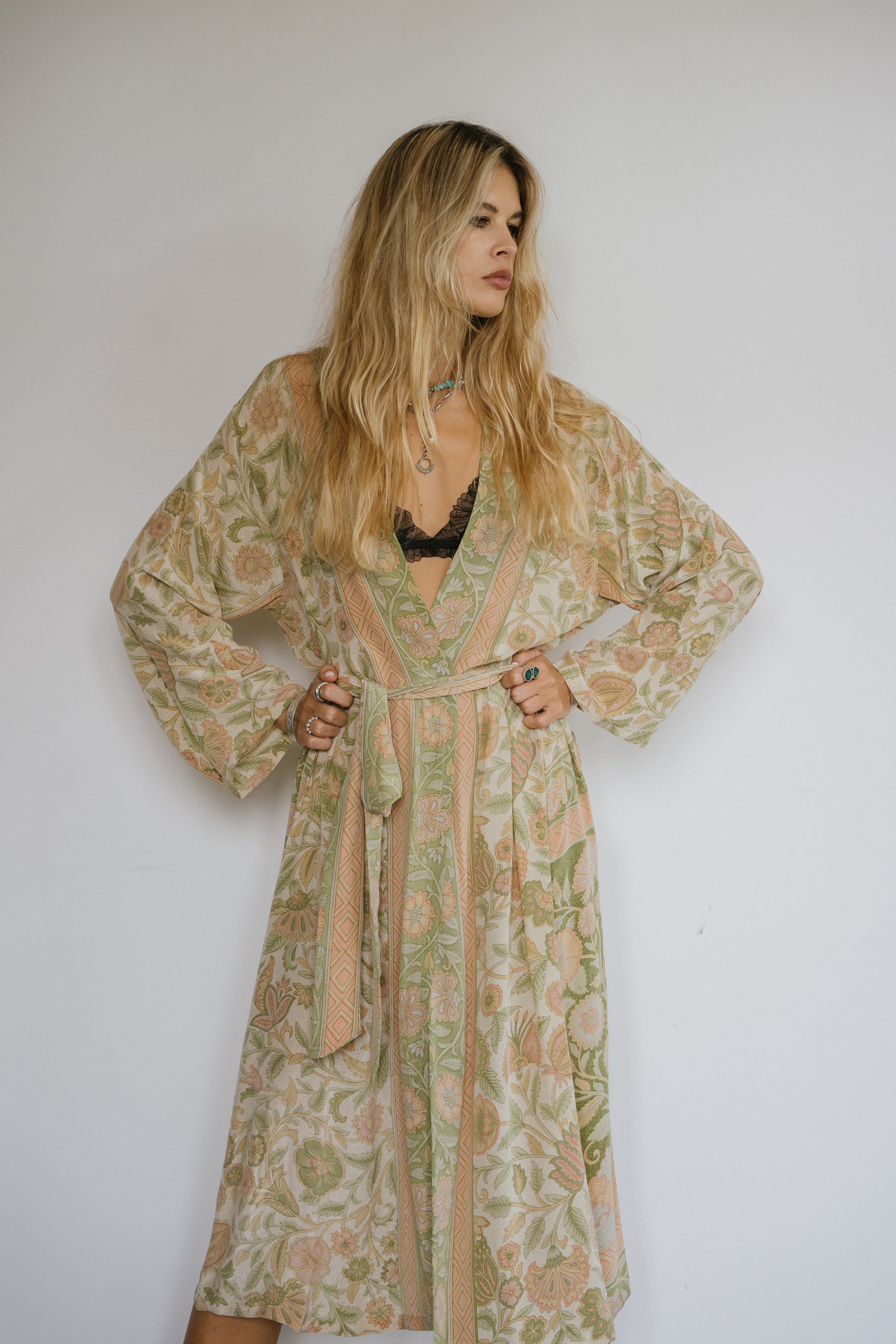 Long Jacket With Belt - Volt