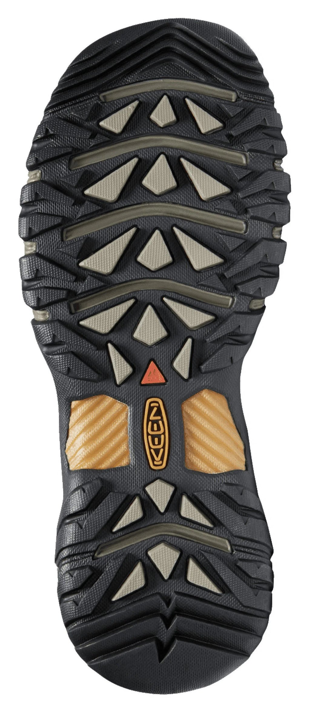 KEEN Targhee III Mid Waterproof Hiking Boots for Men - Black Olive/Golden Brown - 9W