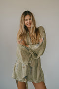 Kimono Wrap Dress - Daffodil