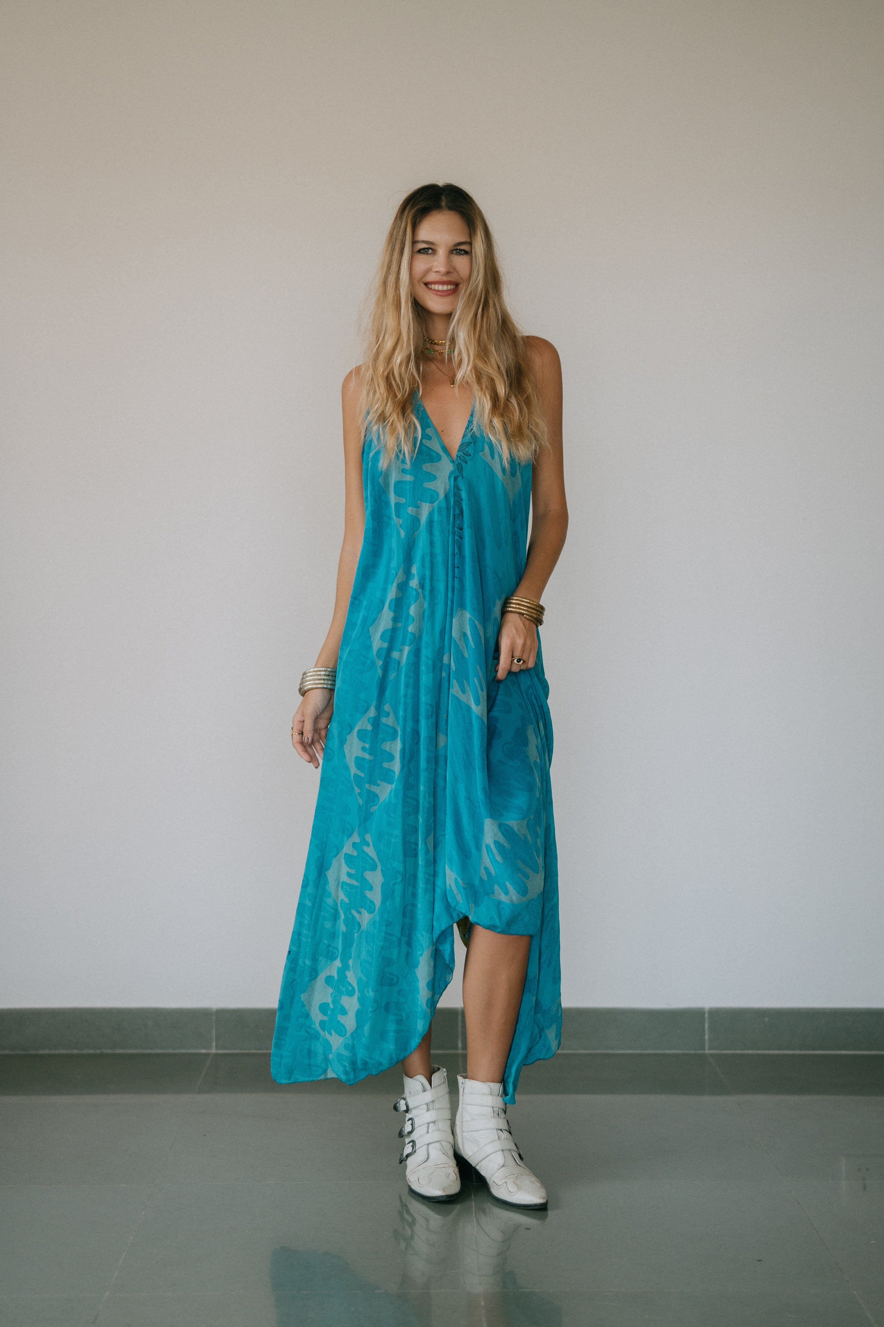 Sun Child Classic Silk Dress - Kent