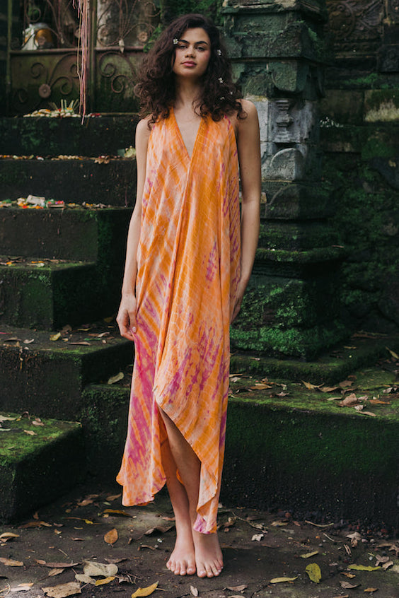 Sun Child Classic Silk Dress - Johnny