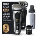 Braun Series 9 PRO+ Electric Shaver, ProComfort Head, Powercase, 6in1 SmartCare Center, 9599cc Silver