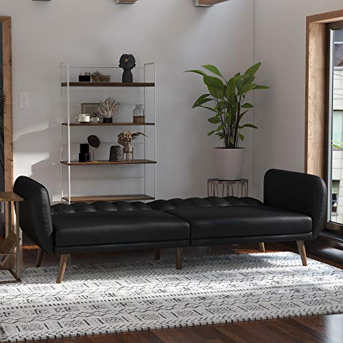 Novogratz Brittany Futon Convertible Leather