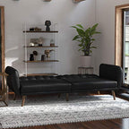 Novogratz Brittany Futon Convertible Leather