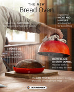 Creuset Enameled Cast Bread Meringue