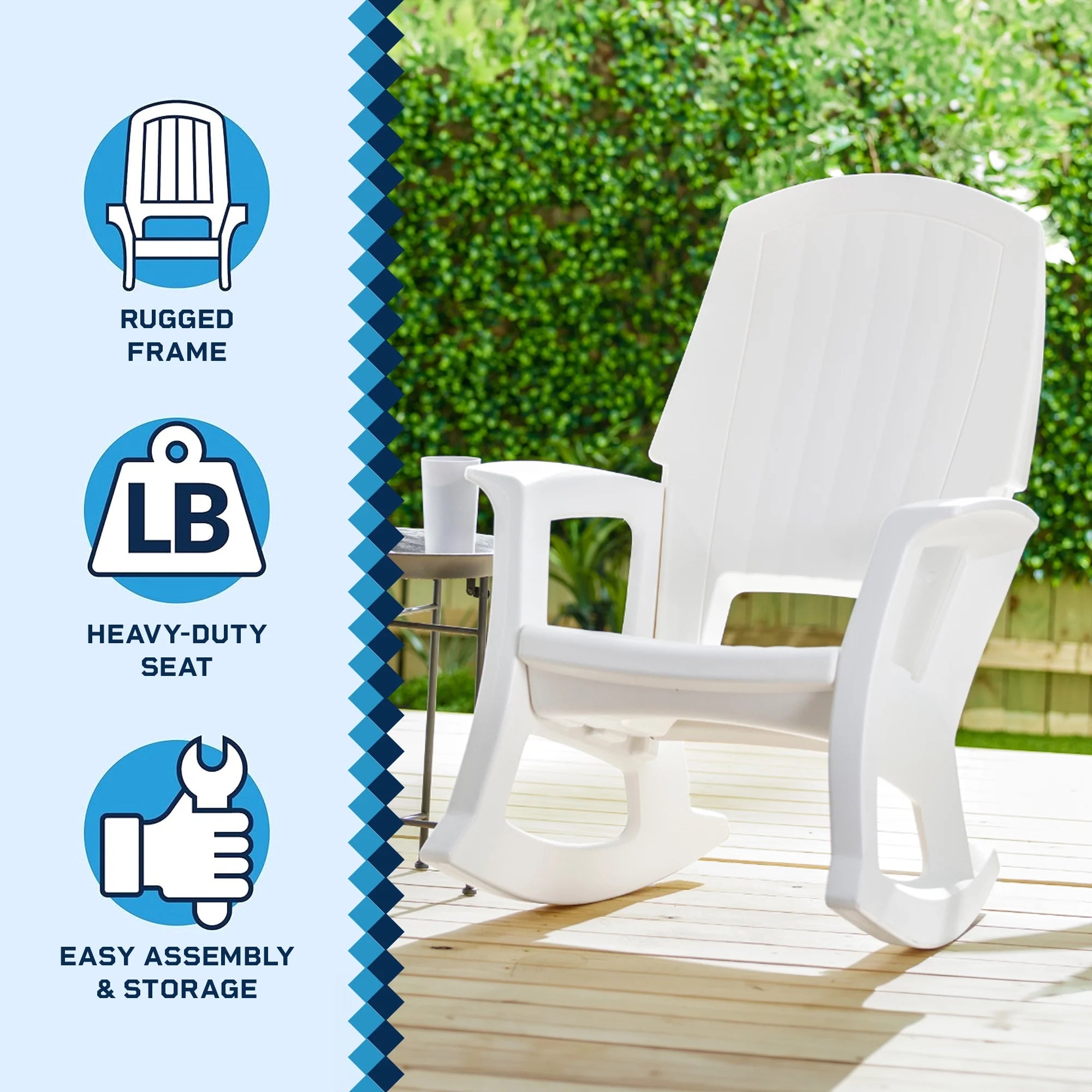 Semco Rockaway Plastic Rocking Chair
