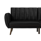 Novogratz Brittany Futon Convertible Leather