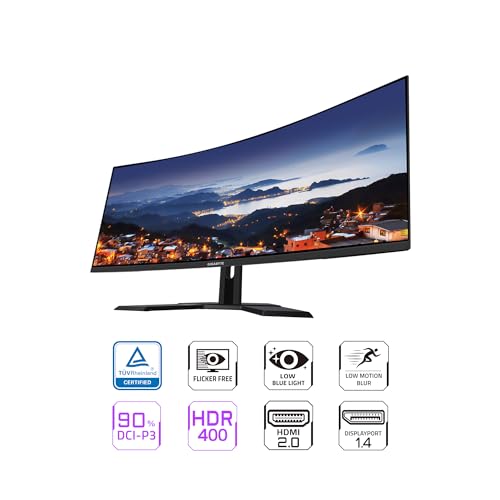 GIGABYTE G34WQC Ultra Wide Response FreeSync