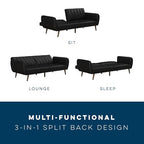 Novogratz Brittany Futon Convertible Leather