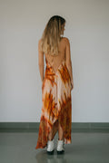 Sun Child Classic Silk Dress - Rum