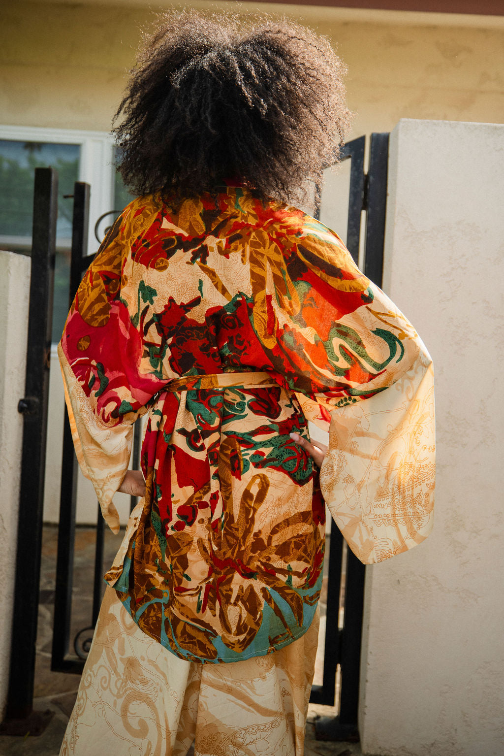 Kimono Wrap Dress - Saxton