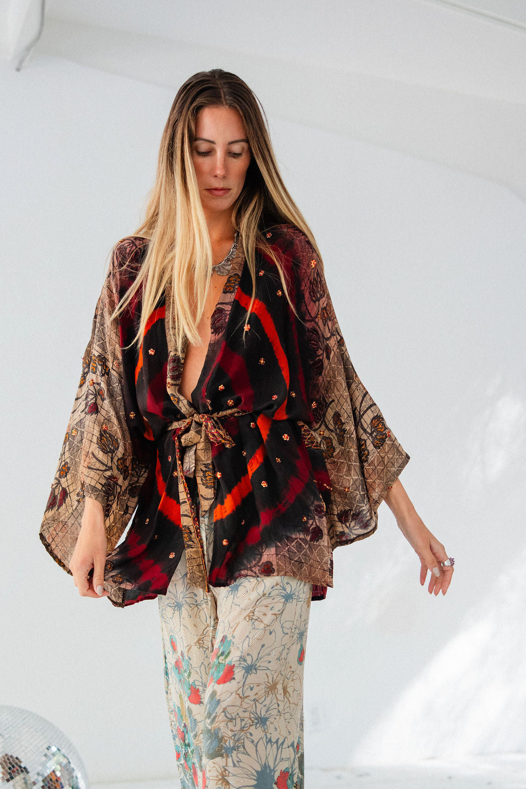 Kimono Wrap Dress - Caitlin