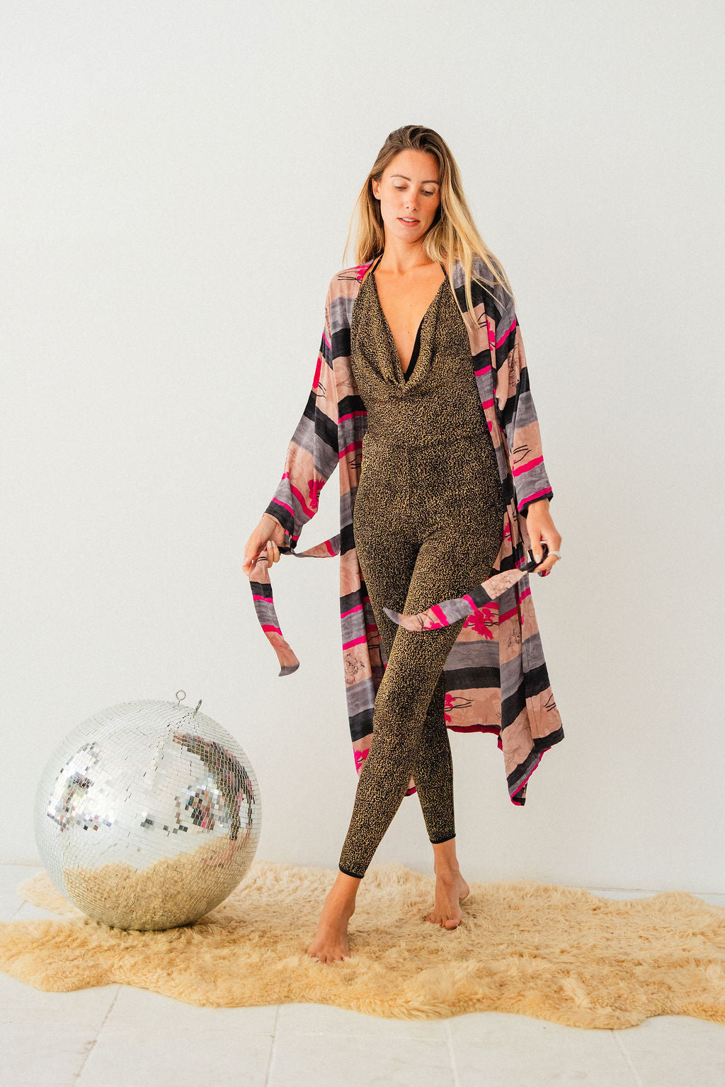 Long Jacket With Belt - Michelle