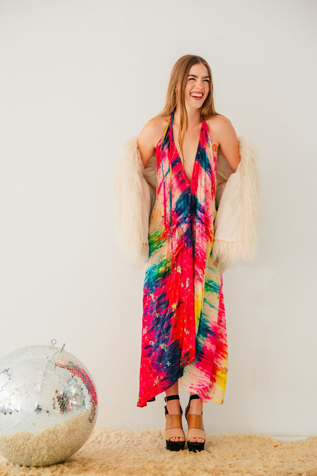 Sun Child Classic Silk Dress - Reuban