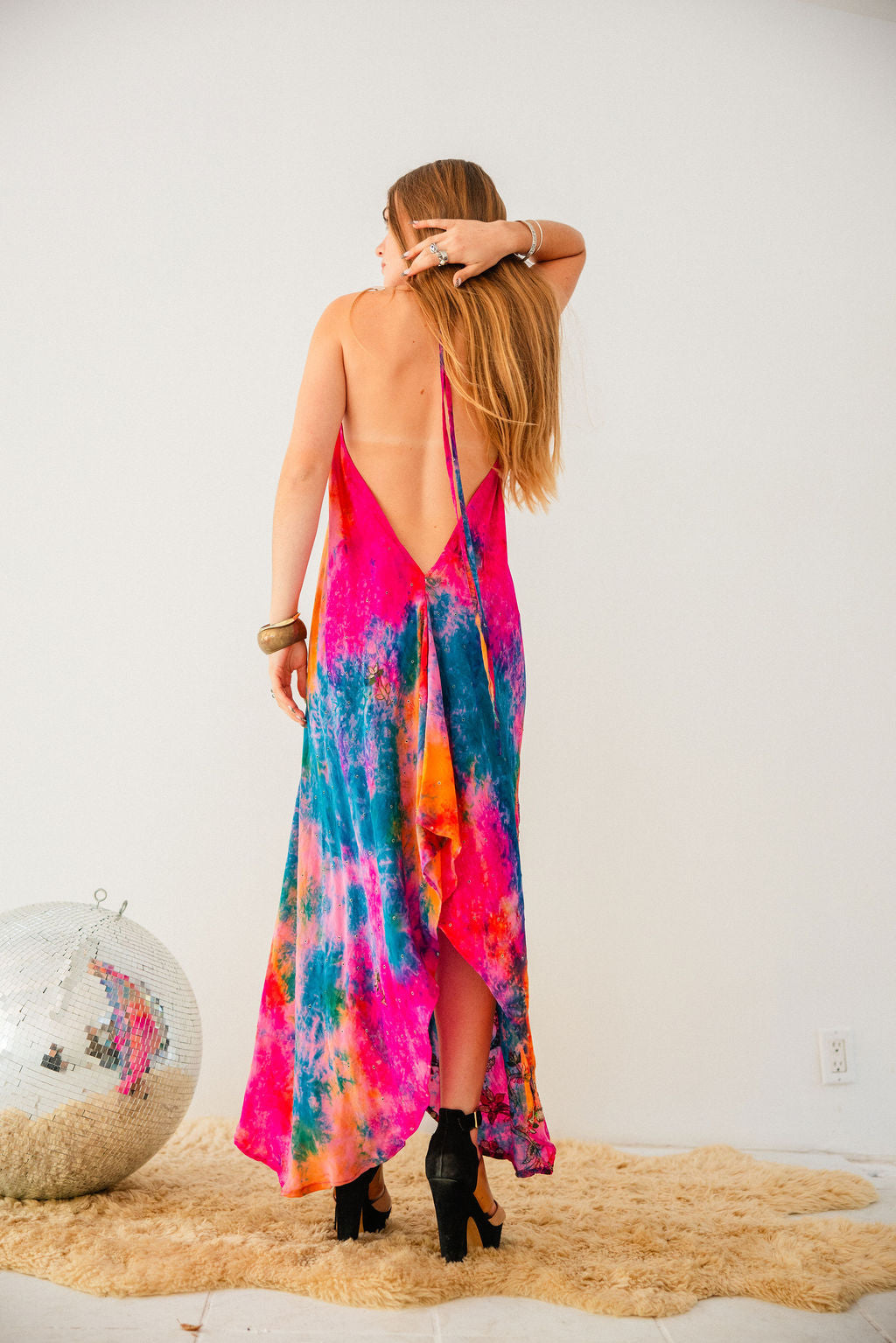 Sun Child Classic Silk Dress - Odette