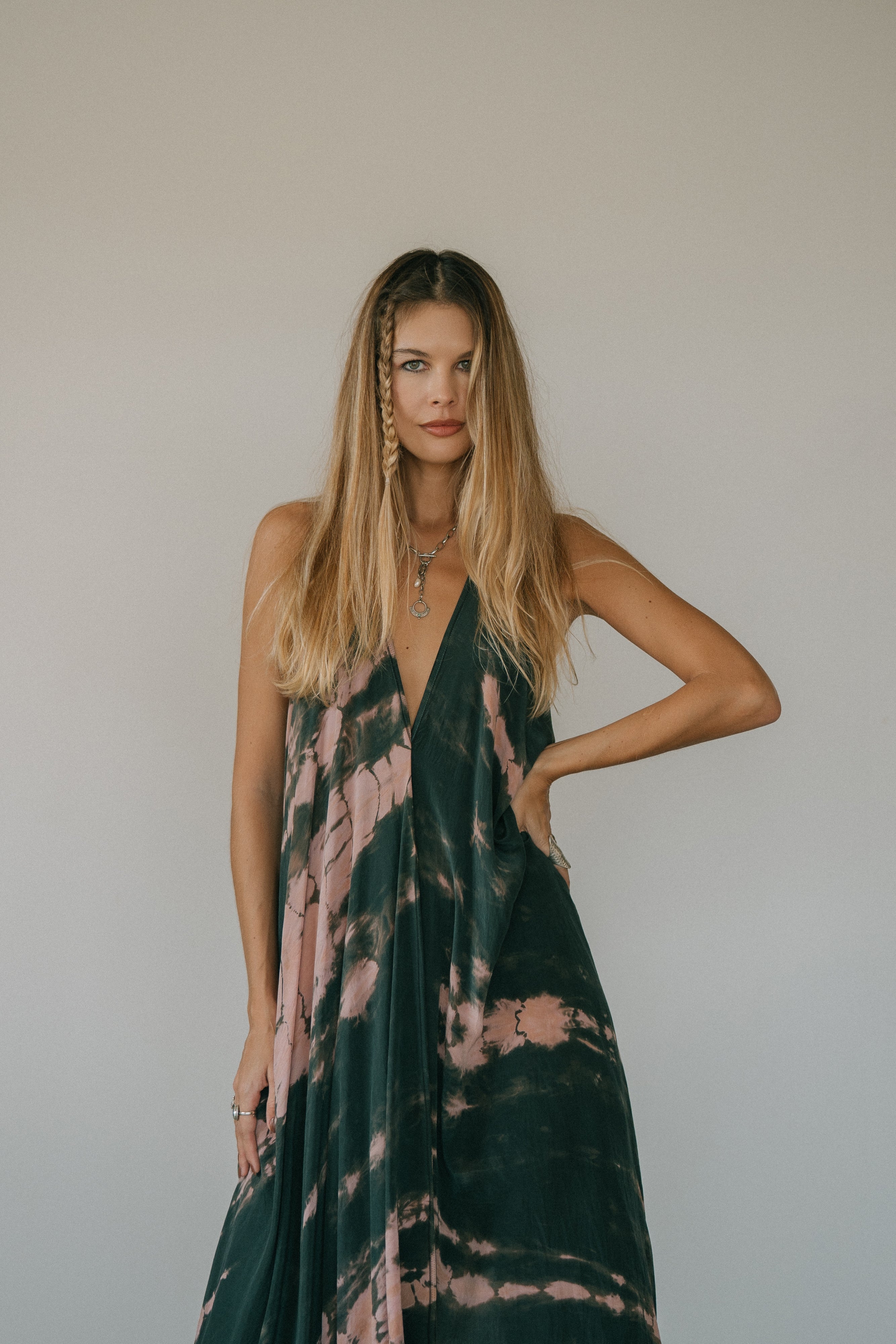 Sun Child Classic Silk Dress - Lola