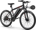 TotGuard 27.5" Electric Bike for Adults 500W Ebike, Adult Electric Bicycles Electric Mountain Bike with 48V 10Ah Removable Lithium Battery,Shimano 21S Gears,Lockable Suspension Fork