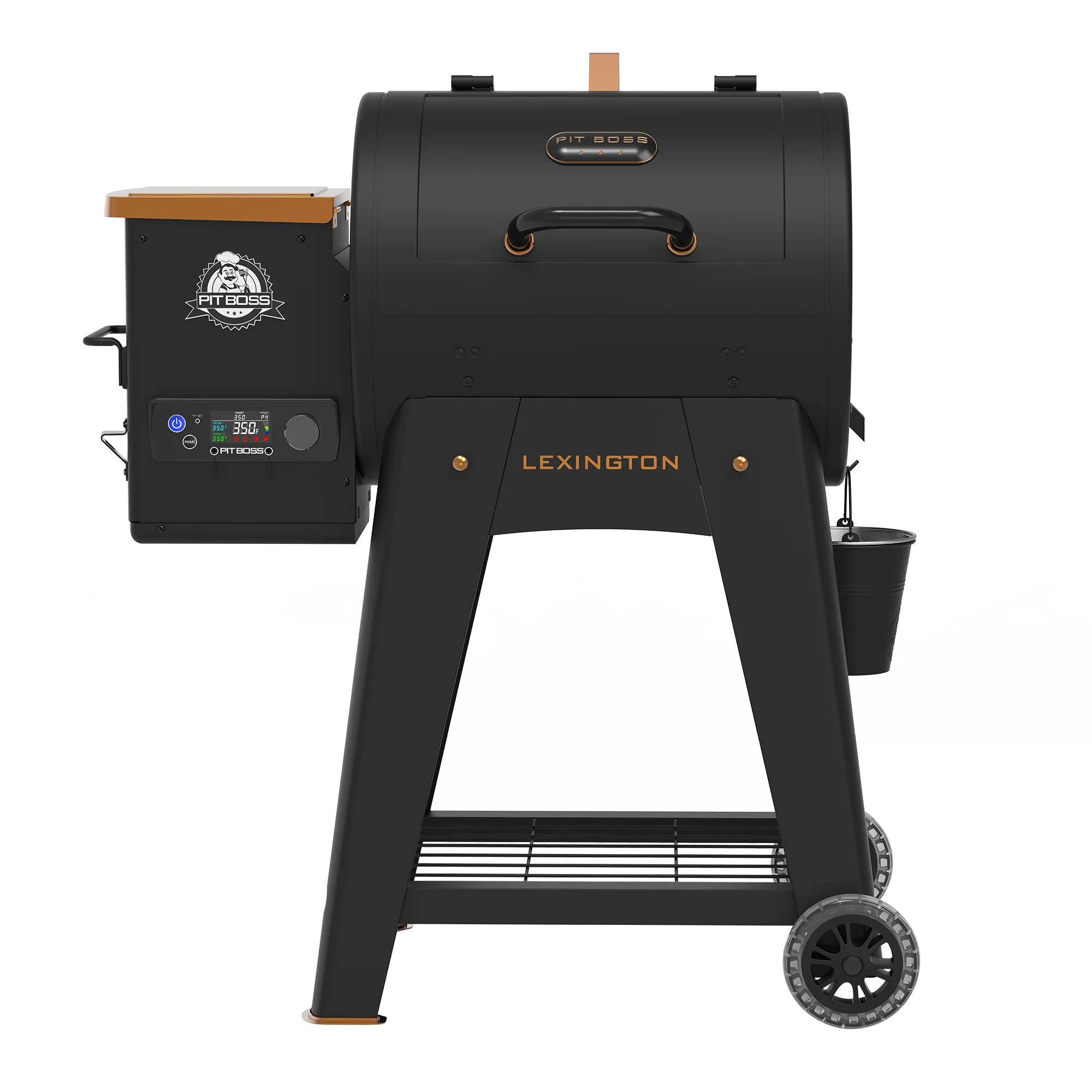 Pit Boss Lexington 500 Sq in Wood Fired Pellet Grill and Smoker – Onyx Series
