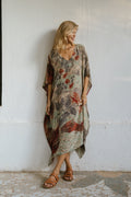 Long Caftan - One of a Kind - Ruby