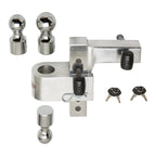 Aluma-Tow - 6" Drop Adjustable Interchangeable Hitch System by Uriah Products - UT623410 - 3 Hitch Balls - Locking Pins - 12,000 lb. GTWR