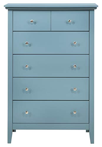 Glory Furniture Hammond Blue Chest