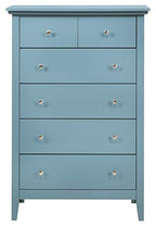 Glory Furniture Hammond Blue Chest