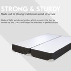 Continental Sleep, 8" Split wood Box Spring/Foundation for Mattress, Queen