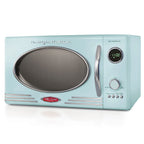 Nostalgia Retro Microwave for Countertop 0.9 cu ft Vintage Microwave, Aqua