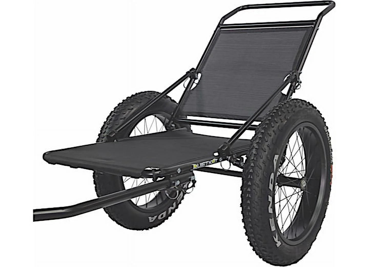 QuietKat 19QK2WT Quietkat Cargo Trailer, 2-Wheel All-Terrain, 3-Way Adjustable