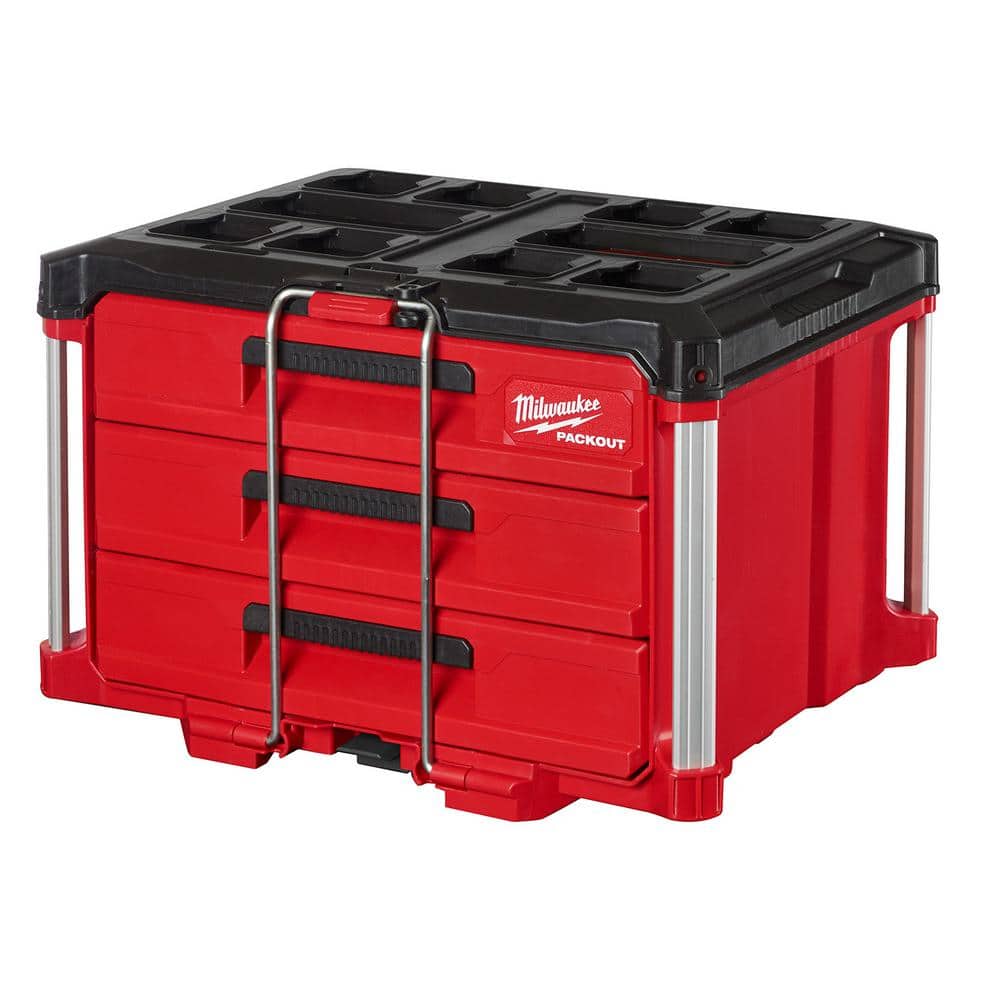PACKOUT 22 in. Modular 3-Drawer Tool Box with Metal Reinforced Corners 48-22-8443