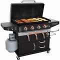 Blackstone Griddle and Air Fryer Combo Patio Cabinet 36 Black 4 Burner