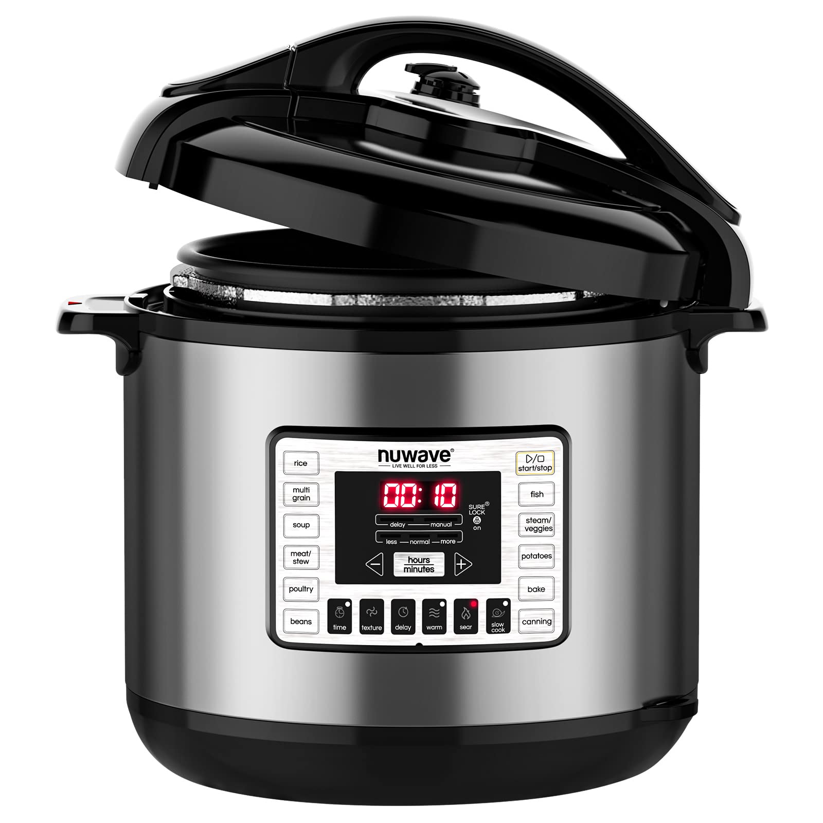 NuWave Nutri Pot Stainless Sure Lock Technology