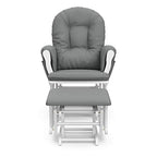 Storkcraft Custom Glider Ottoman White