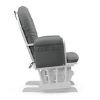 Storkcraft Custom Glider Ottoman White