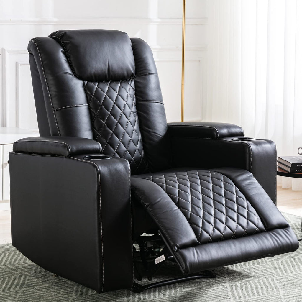 ANJ Electric Recliner Leather Reclining