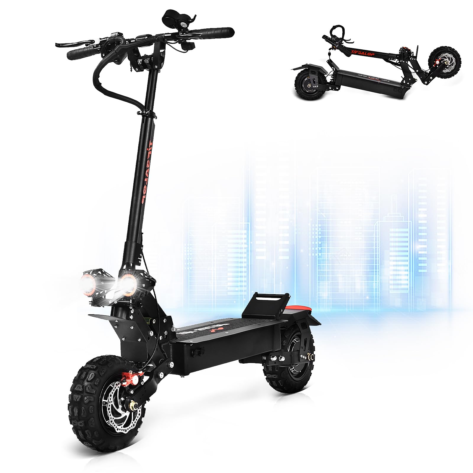 Electric Scooter 5600W 6000W Off Road Detachable