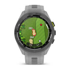 Garmin Approach S70 42MM Fitness Tracker Watch, Golf GPS Premium Smartwatch For Men, 1.2" Touchscreen, Garmin Watch With AMOLED Display and 42000 Preloaded Courses - Gray - Garmin Watches For Men
