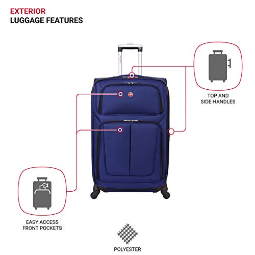 SwissGear Softside Expandable Luggage 3 Piece