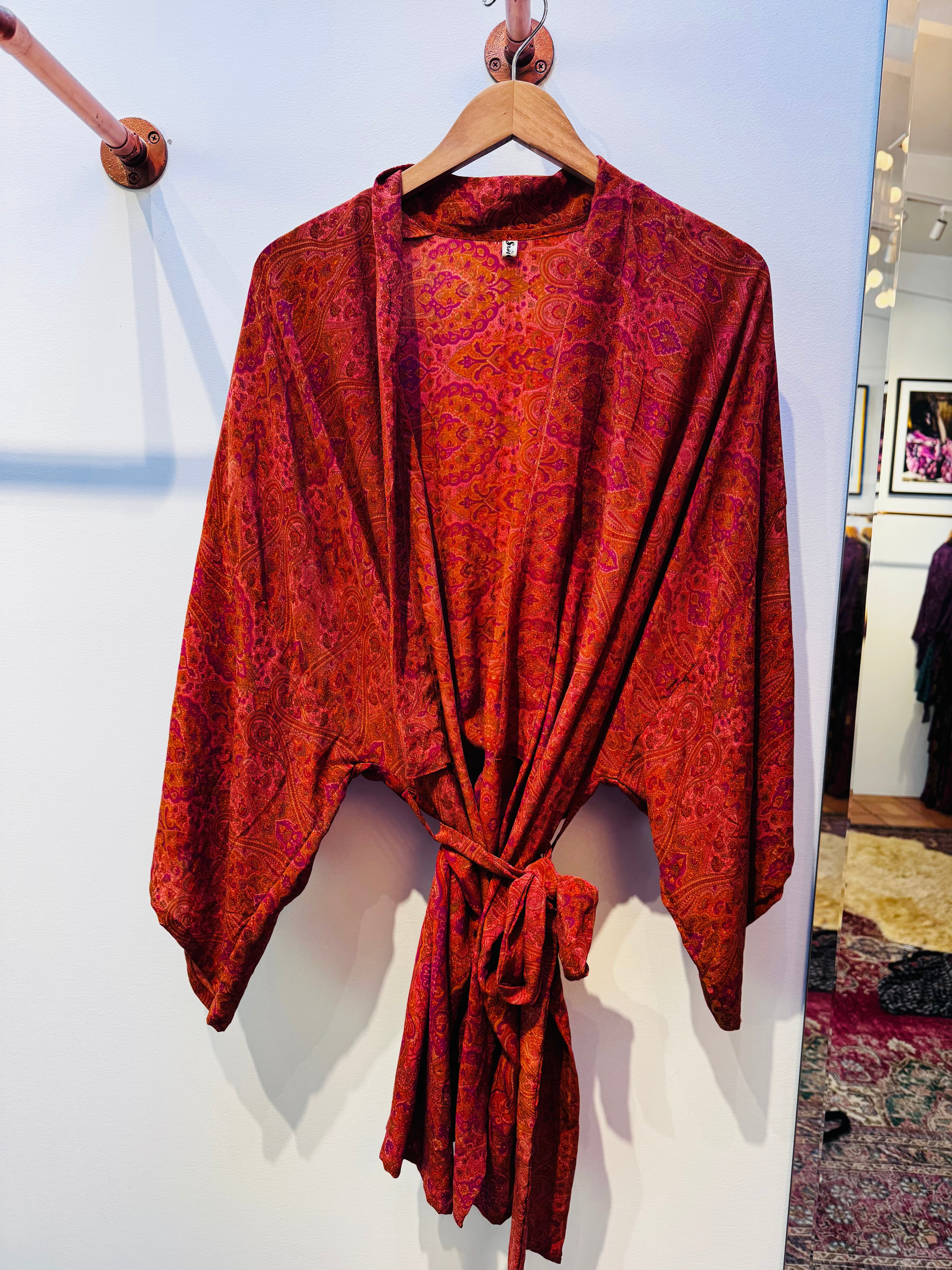 Kimono Wrap Dress - Jussy
