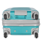 Olympia U.S.A. Denmark 3-Piece Expandable Hardcase Luggage Set with Spinner Wheels, Teal