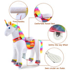 WondeRides Rainbow Unicorn Mechanical Walking