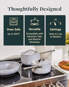 12 Piece Caraway Nonstick Cookware Stovetop