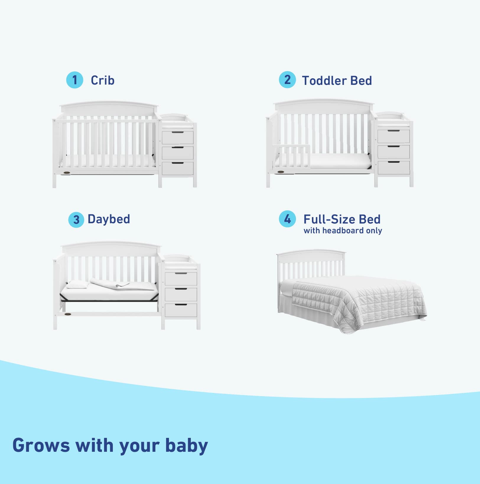Graco Benton Convertible Crib Changer