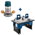 Bosch 12 Amp 2-1/4 HP Router with Bonus Router Table 1617EVS RA1141