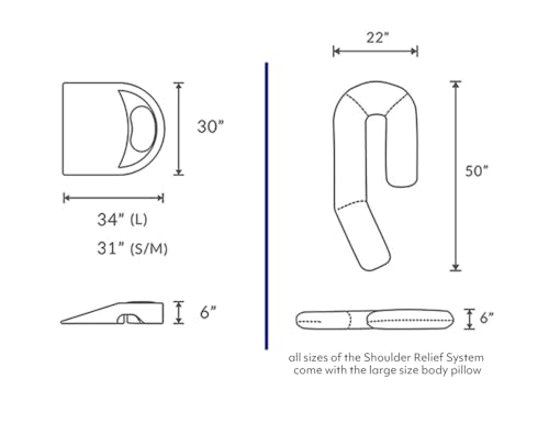 MedCline Shoulder Pressure Side Sleeping Included