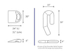 MedCline Shoulder Pressure Side Sleeping Included