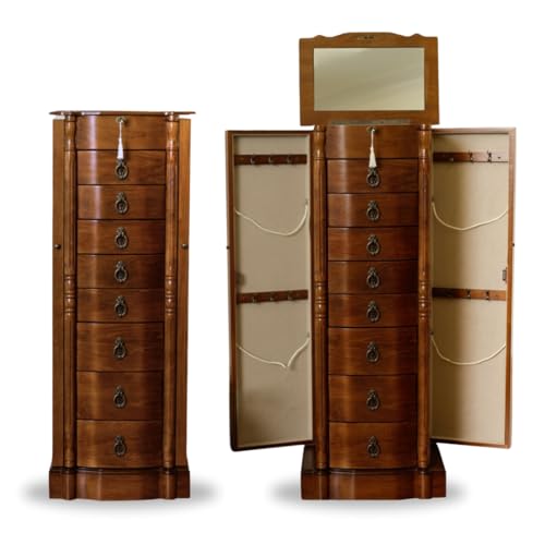 Hives Honey Locking Jewelry Armoire