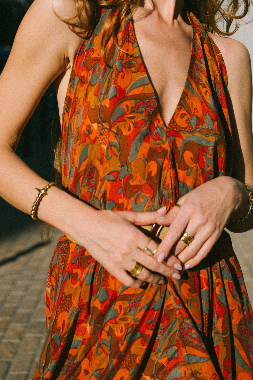 Sun Child Classic Silk Dress - Katrina