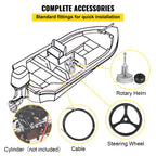 Bestauto Outboard Steering System