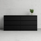 Tvilum Drawer Double Dresser Black